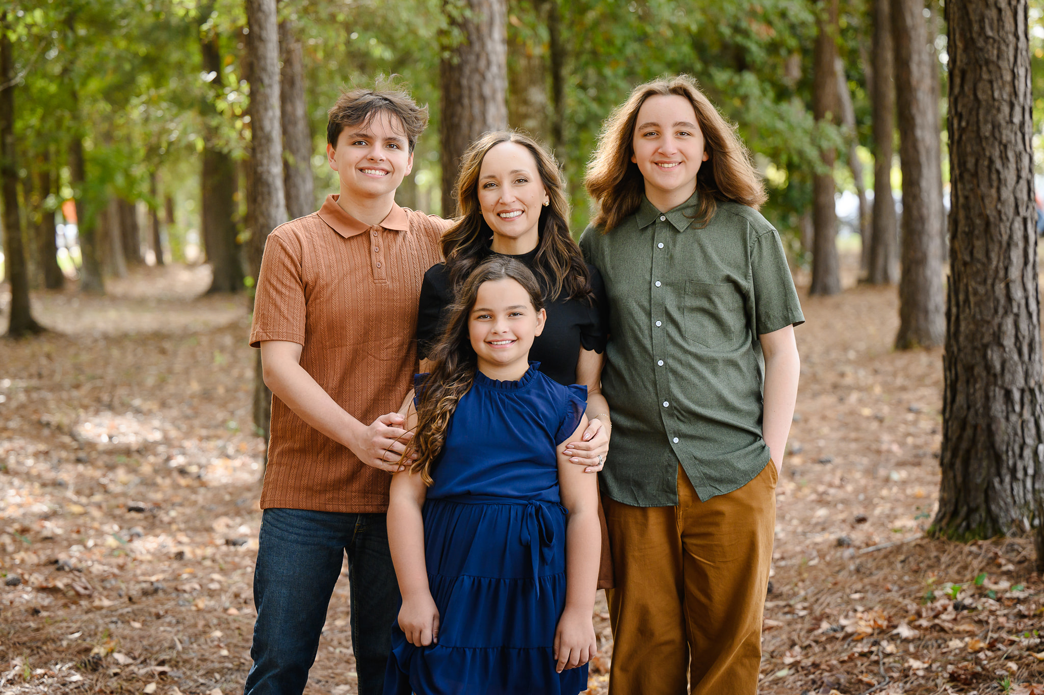 Kristin with her three children