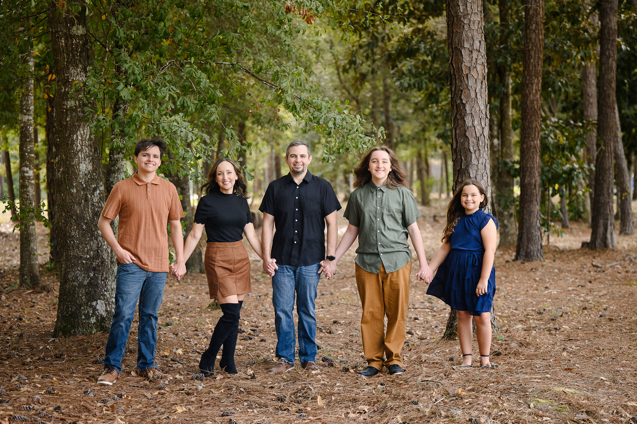 The Faison family standing together